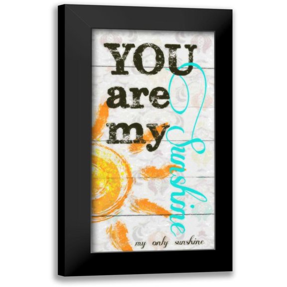 Greene, Taylor 14x24 Black Modern Framed Museum Art Print Titled - MY ONLY SUNSHINE PANEL