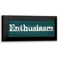thumbnail image 1 of Greene, Taylor 14x8 Black Modern Framed Museum Art Print Titled - ENTHUSIASM, 1 of 5