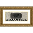 thumbnail image 1 of Greene, Taylor 14x8 Gold Ornate Wood Framed with Double Matting Museum Art Print Titled - BOX OFFICE PANEL, 1 of 4