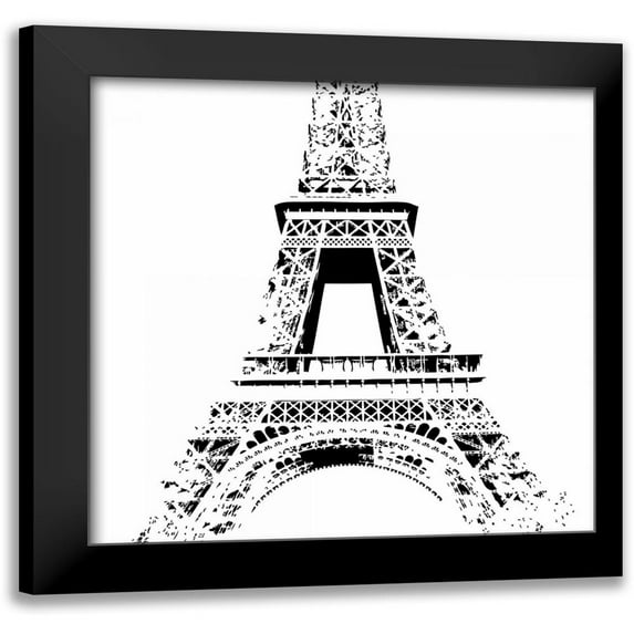 Greene, Taylor 15x15 Black Modern Framed Museum Art Print Titled - Nutral Paris