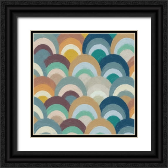 Greene, Taylor 15x15 Black Ornate Wood Framed with Double Matting Museum Art Print Titled - AQUILA III