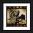 thumbnail image 1 of Greene, Taylor 15x15 Black Ornate Wood Framed with Double Matting Museum Art Print Titled - LIGHTS CAMERA ACTION_CAMERA, 1 of 4
