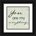thumbnail image 1 of Greene, Taylor 15x15 Black Ornate Wood Framed with Double Matting Museum Art Print Titled - YOU AR MY EVERYTHING, 1 of 4