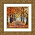 thumbnail image 1 of Greene, Taylor 15x15 Gold Ornate Wood Framed with Double Matting Museum Art Print Titled - AMBER TRAIL, 1 of 4