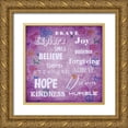 thumbnail image 1 of Greene, Taylor 15x15 Gold Ornate Wood Framed with Double Matting Museum Art Print Titled - Humble Brave, 1 of 4
