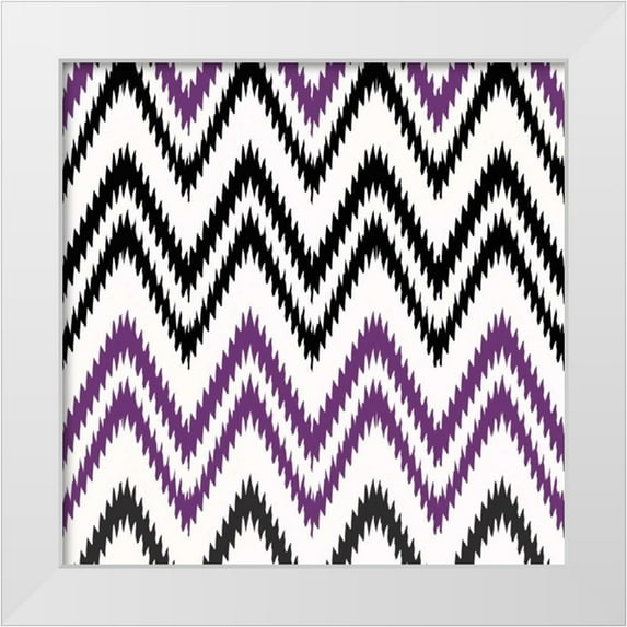 Greene, Taylor 15x15 White Modern Wood Framed Museum Art Print Titled - CHEVRON V