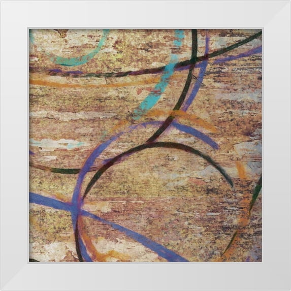 Greene, Taylor 15x15 White Modern Wood Framed Museum Art Print Titled - CIRCLE AROUND II