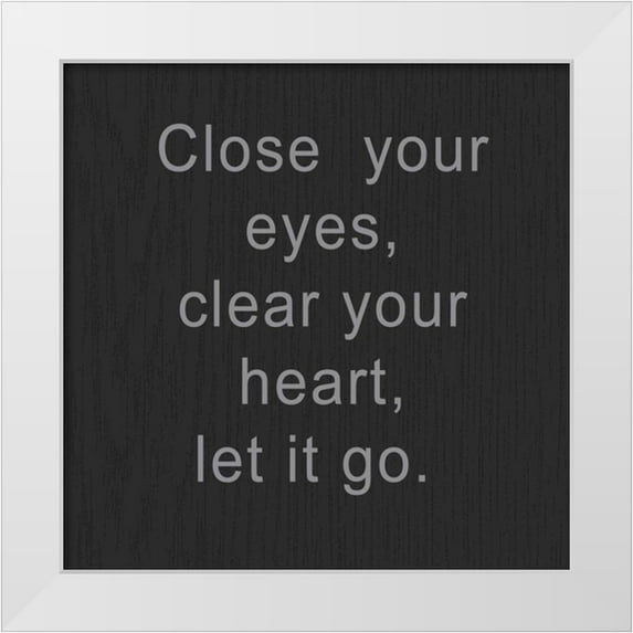 Greene, Taylor 15x15 White Modern Wood Framed Museum Art Print Titled - Close Your Eyes