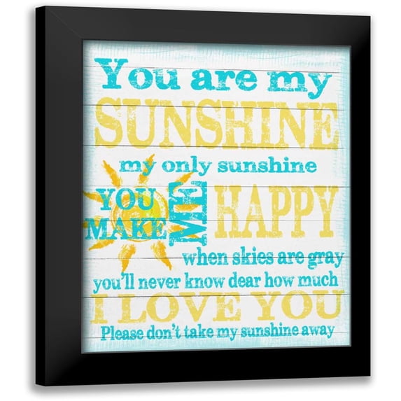 Greene, Taylor 15x18 Black Modern Framed Museum Art Print Titled - Sunshine