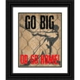thumbnail image 1 of Greene, Taylor 15x18 Black Ornate Wood Framed with Double Matting Museum Art Print Titled - GO BIG, 1 of 4