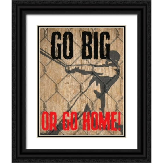 Greene, Taylor 15x18 Black Ornate Wood Framed with Double Matting Museum Art Print Titled - GO BIG