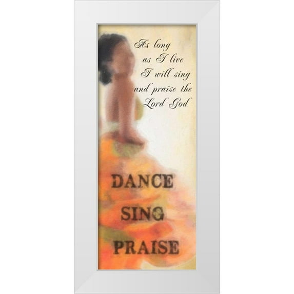 Greene, Taylor 15x32 White Modern Wood Framed Museum Art Print Titled - Praise