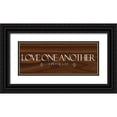 thumbnail image 1 of Greene, Taylor 18x10 Black Ornate Wood Framed with Double Matting Museum Art Print Titled - Love One Another Wood, 1 of 4