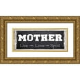 thumbnail image 1 of Greene, Taylor 18x10 Gold Ornate Wood Framed with Double Matting Museum Art Print Titled - MOTHER LIVE LOVE SPOIL, 1 of 4
