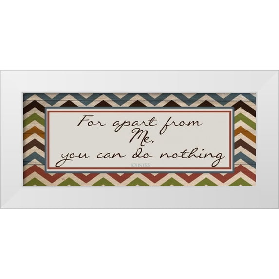 Greene, Taylor 18x10 White Modern Wood Framed Museum Art Print Titled - APART FROM ME E