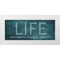 thumbnail image 1 of Greene, Taylor 18x10 White Modern Wood Framed Museum Art Print Titled - Life, 1 of 4