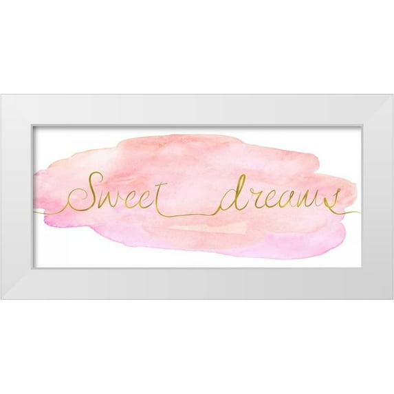 Greene, Taylor 18x10 White Modern Wood Framed Museum Art Print Titled - Sweet Dreams