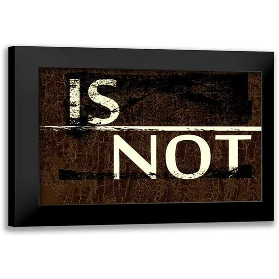 Greene, Taylor 18x13 Black Modern Framed Museum Art Print Titled - IS NOT