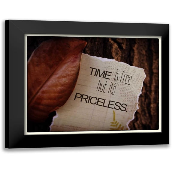 Greene, Taylor 18x15 Black Modern Framed Museum Art Print Titled - Time Is Free