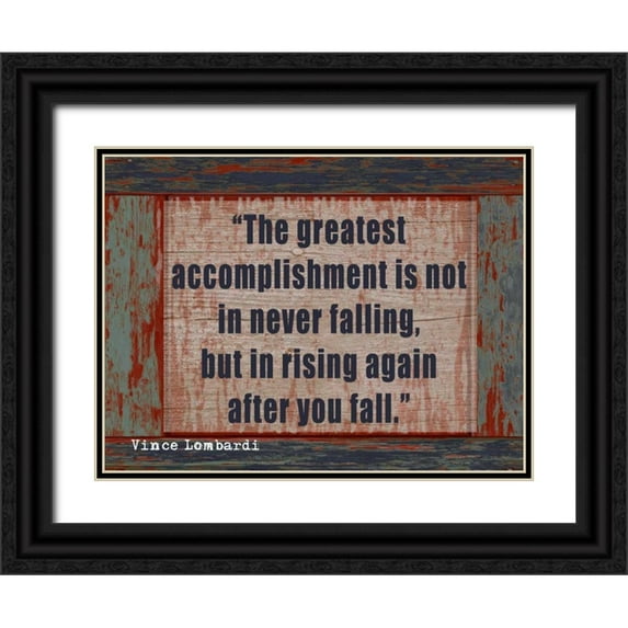 Greene, Taylor 18x15 Black Ornate Wood Framed with Double Matting Museum Art Print Titled - THE GREATEST ACCOMPLISHMENT rev1