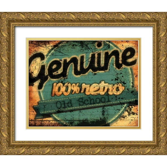 Greene, Taylor 18x15 Gold Ornate Wood Framed with Double Matting Museum Art Print Titled - Genuine Old School
