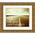 thumbnail image 1 of Greene, Taylor 18x15 Gold Ornate Wood Framed with Double Matting Museum Art Print Titled - Take The Road, 1 of 4