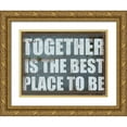 thumbnail image 1 of Greene, Taylor 18x15 Gold Ornate Wood Framed with Double Matting Museum Art Print Titled - Together Is, 1 of 4
