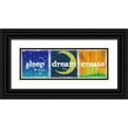 thumbnail image 1 of Greene, Taylor 18x9 Black Ornate Wood Framed with Double Matting Museum Art Print Titled - Sleep Dream Create, 1 of 4