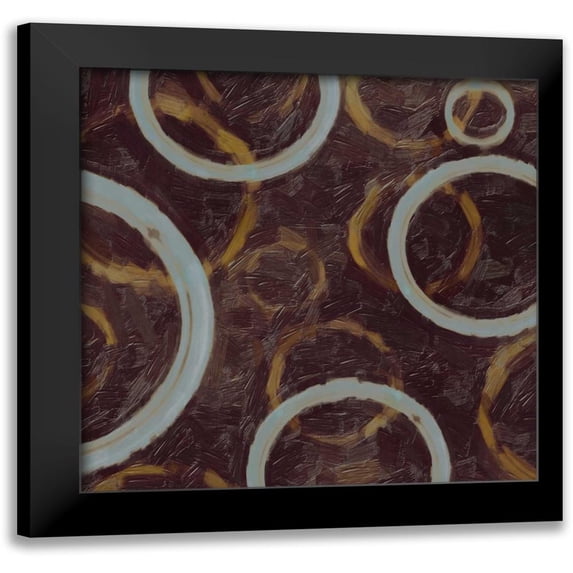 Greene, Taylor 20x20 Black Modern Framed Museum Art Print Titled - GOING IN CIRCLES I