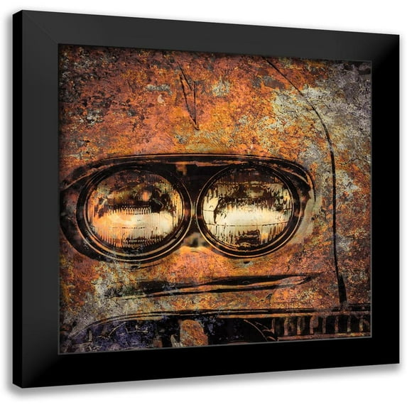 Greene, Taylor 20x20 Black Modern Framed Museum Art Print Titled - Rusted Car 4