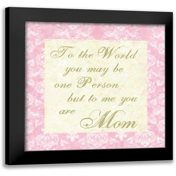 Greene, Taylor 20x20 Black Modern Framed Museum Art Print Titled - TO THE WORLD