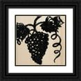 thumbnail image 1 of Greene, Taylor 20x20 Black Ornate Wood Framed with Double Matting Museum Art Print Titled - Grapes, 1 of 4