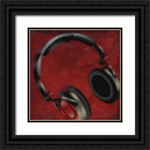 Greene, Taylor 20x20 Black Ornate Wood Framed with Double Matting Museum Art Print Titled - JAM SESSION II-NO BLUR 7