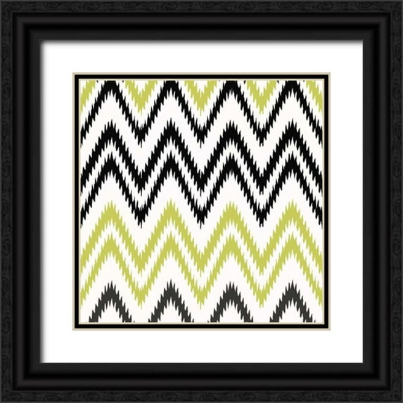 Greene, Taylor 20x20 Black Ornate Wood Framed with Double Matting Museum Art Print Titled - Lime Chevy 1