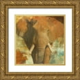 thumbnail image 1 of Greene, Taylor 20x20 Gold Ornate Wood Framed with Double Matting Museum Art Print Titled - Global Elephant, 1 of 4