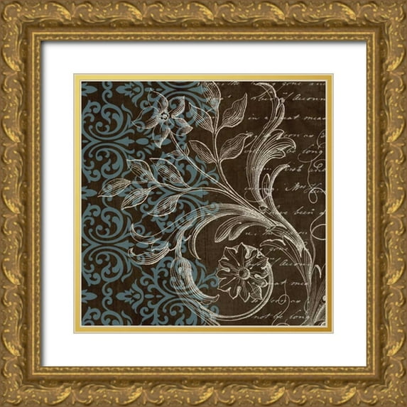 Greene, Taylor 20x20 Gold Ornate Wood Framed with Double Matting Museum Art Print Titled - MIND SET