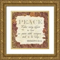 thumbnail image 1 of Greene, Taylor 20x20 Gold Ornate Wood Framed with Double Matting Museum Art Print Titled - Peace ver 2, 1 of 4