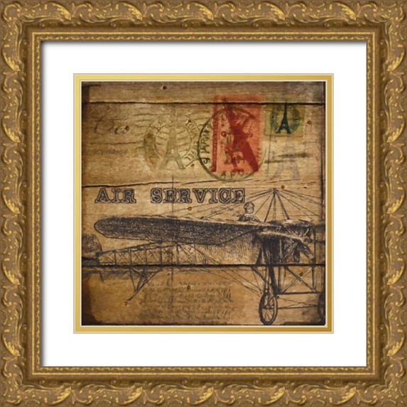 Greene, Taylor 20x20 Gold Ornate Wood Framed with Double Matting Museum Art Print Titled - VINTAGE AIR SERVICe