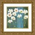 thumbnail image 1 of Greene, Taylor 20x20 Gold Ornate Wood Framed with Double Matting Museum Art Print Titled - WHITE FLOWER FIELD II, 1 of 4