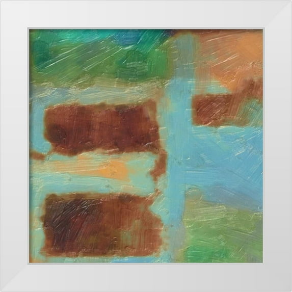 Greene, Taylor 20x20 White Modern Wood Framed Museum Art Print Titled - SPECTRUM I
