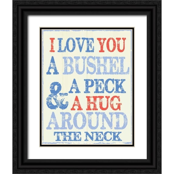 Greene, Taylor 20x24 Black Ornate Wood Framed with Double Matting Museum Art Print Titled - A Peck