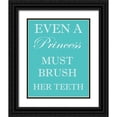 thumbnail image 1 of Greene, Taylor 20x24 Black Ornate Wood Framed with Double Matting Museum Art Print Titled - PRINCESS MUST BRUSH, 1 of 4