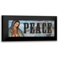 thumbnail image 1 of Greene, Taylor 24x12 Black Modern Framed Museum Art Print Titled - PEACE, 1 of 5