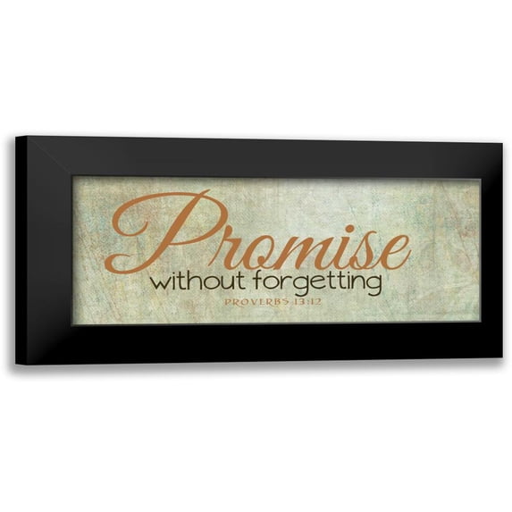 Greene, Taylor 24x12 Black Modern Framed Museum Art Print Titled - Promise