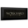 thumbnail image 1 of Greene, Taylor 24x12 Black Modern Framed Museum Art Print Titled - Work Hard, 1 of 5
