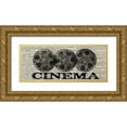 thumbnail image 1 of Greene, Taylor 24x12 Gold Ornate Wood Framed with Double Matting Museum Art Print Titled - CINEMA PANEL, 1 of 4