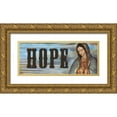 thumbnail image 1 of Greene, Taylor 24x12 Gold Ornate Wood Framed with Double Matting Museum Art Print Titled - HOPE, 1 of 4