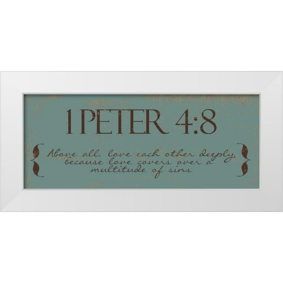 Greene, Taylor 24x12 White Modern Wood Framed Museum Art Print Titled - ABOVE ALL