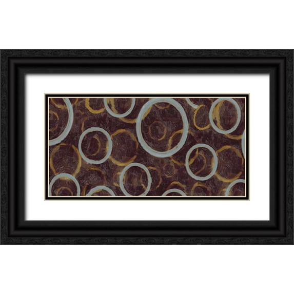 Greene, Taylor 24x14 Black Ornate Wood Framed with Double Matting Museum Art Print Titled - GOING IN CIRCLES