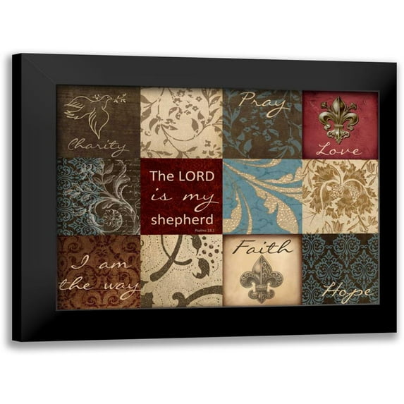 Greene, Taylor 24x19 Black Modern Framed Museum Art Print Titled - Faith12 Patch A